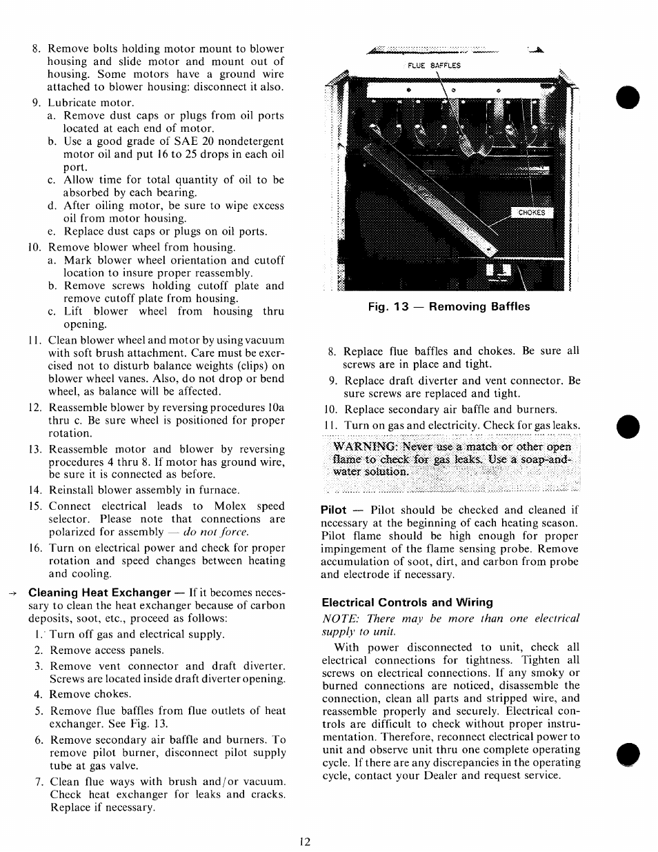 Electrical controls and wiring | Carrier 58GS User Manual | Page 12 / 15