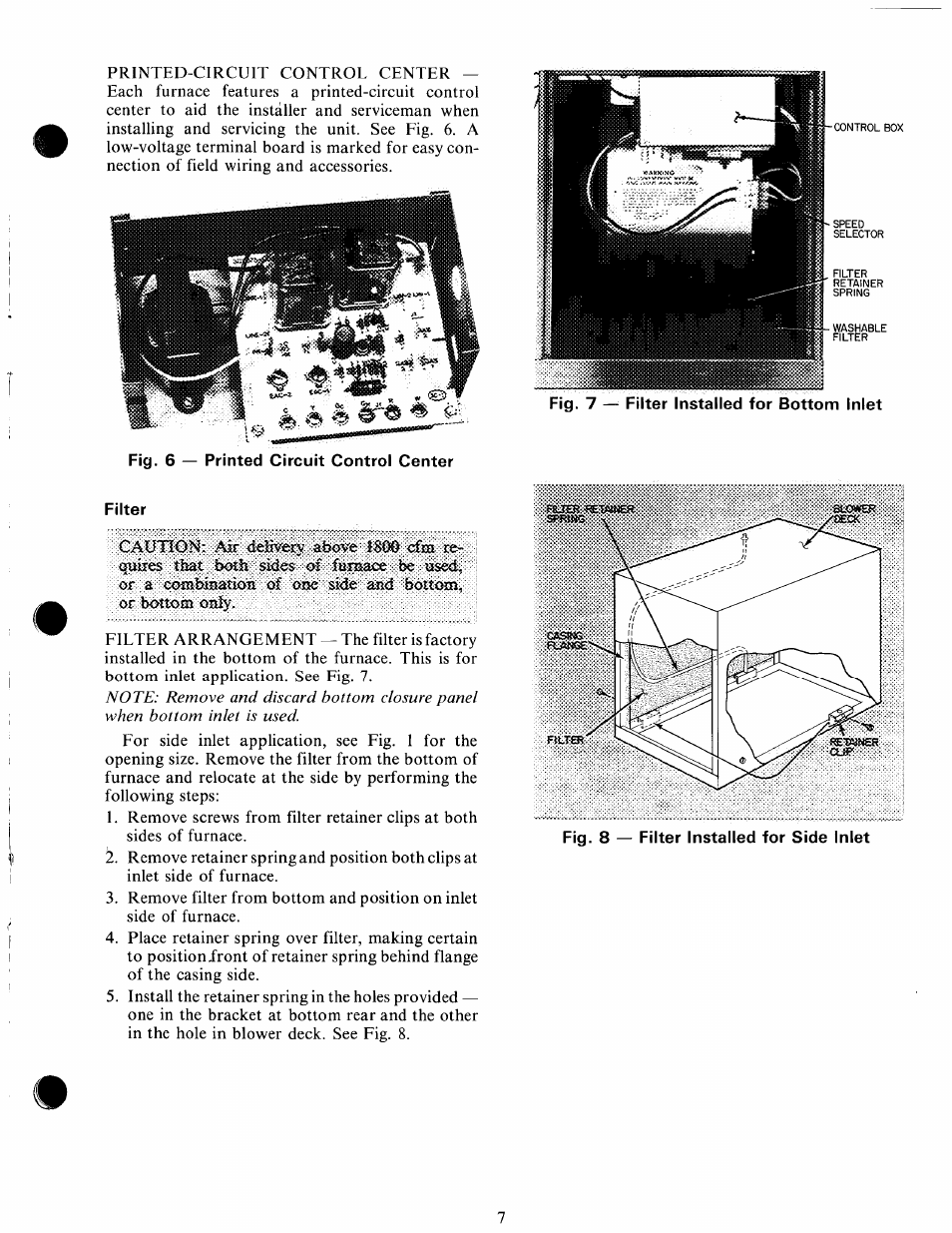 Filter | Carrier 58GS User Manual | Page 7 / 15