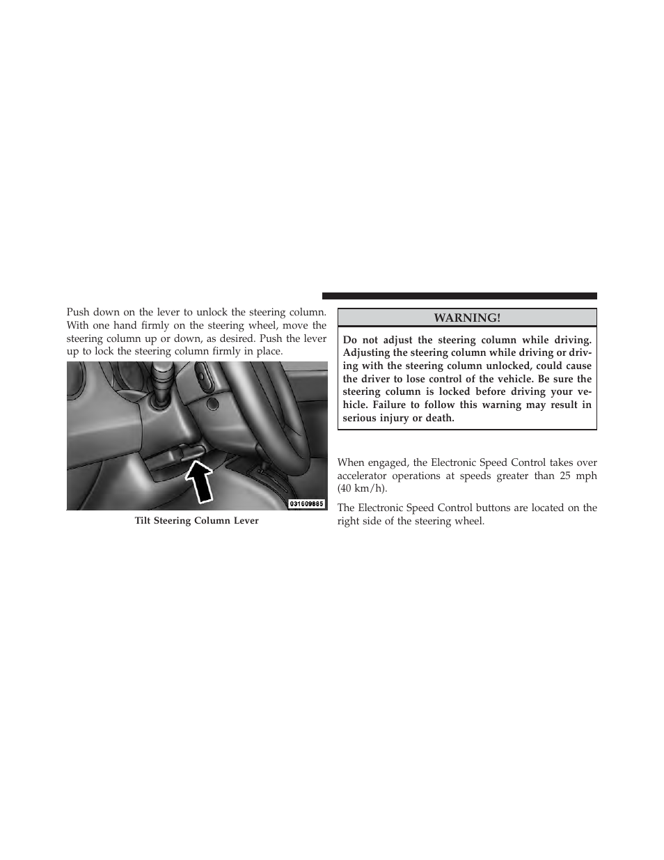 Electronic speed control — if equipped, Electronic speed control, If equipped | Jeep 2013 Compass User Manual | Page 174 / 517