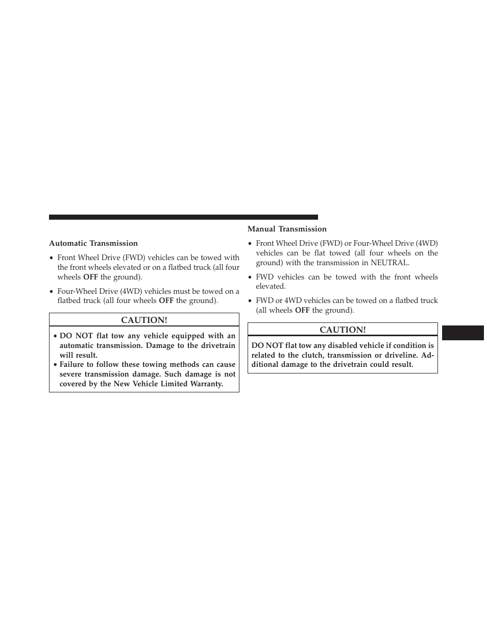 With ignition key, Automatic transmission, Manual transmission | Jeep 2013 Compass User Manual | Page 429 / 517