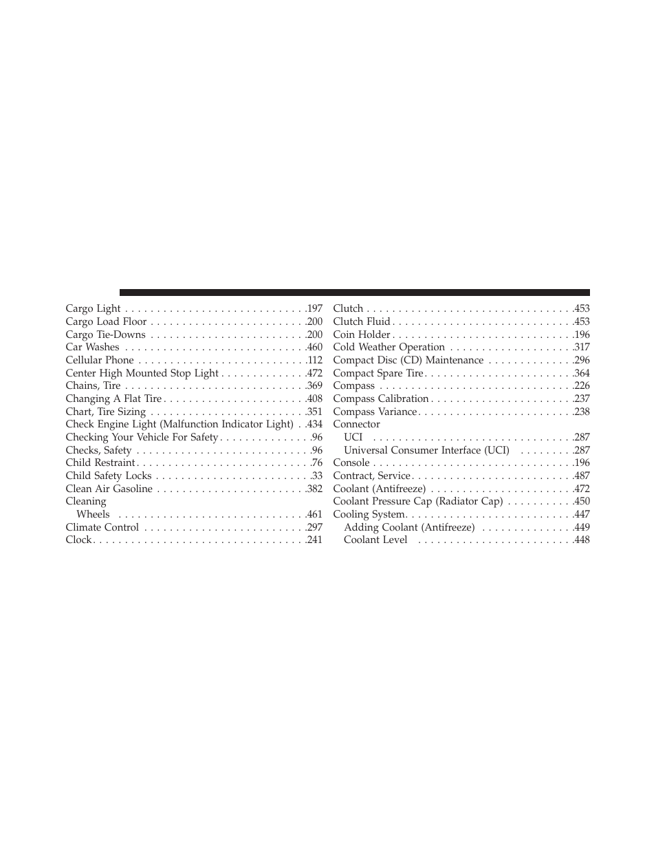 Jeep 2013 Compass User Manual | Page 500 / 517