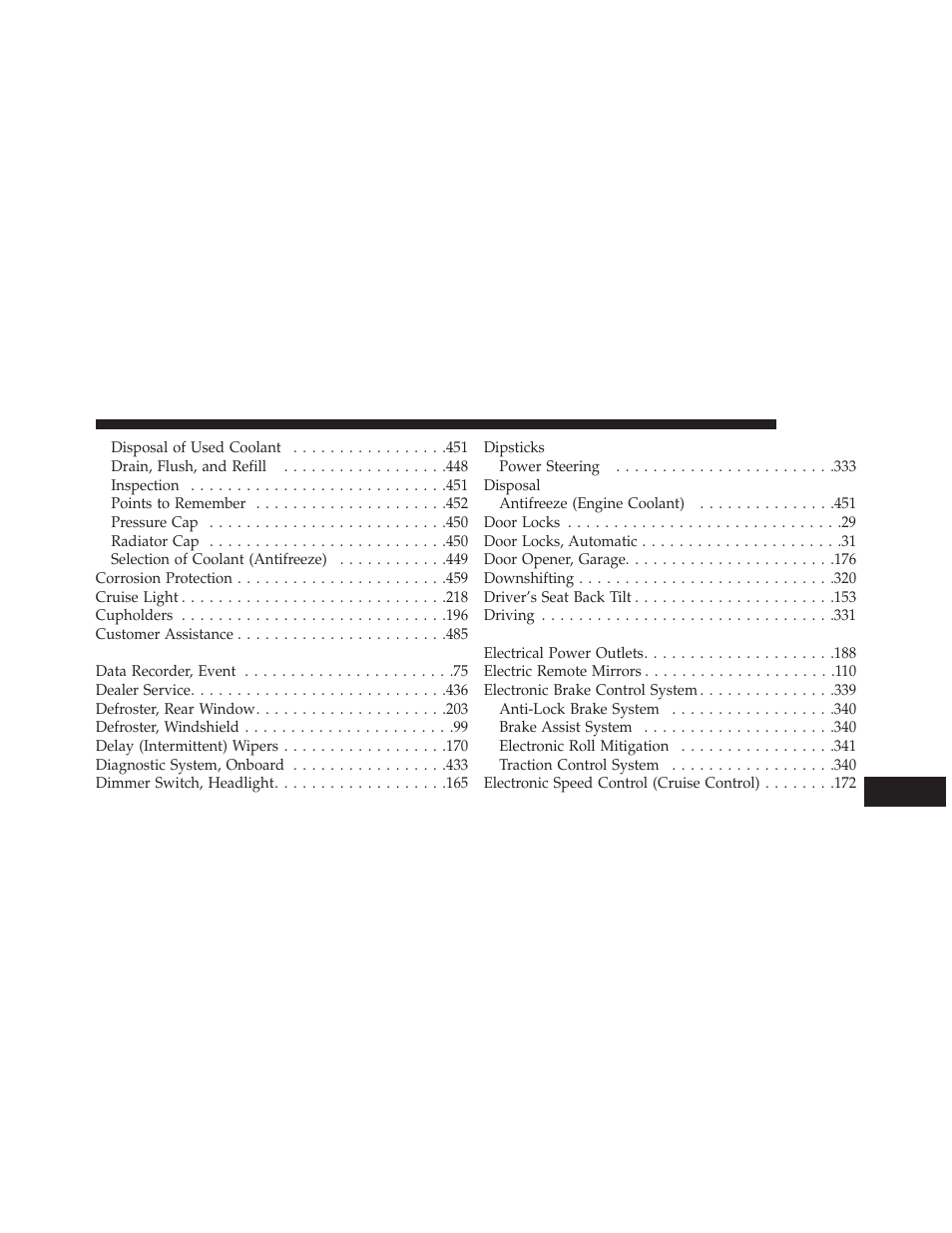 Jeep 2013 Compass User Manual | Page 501 / 517