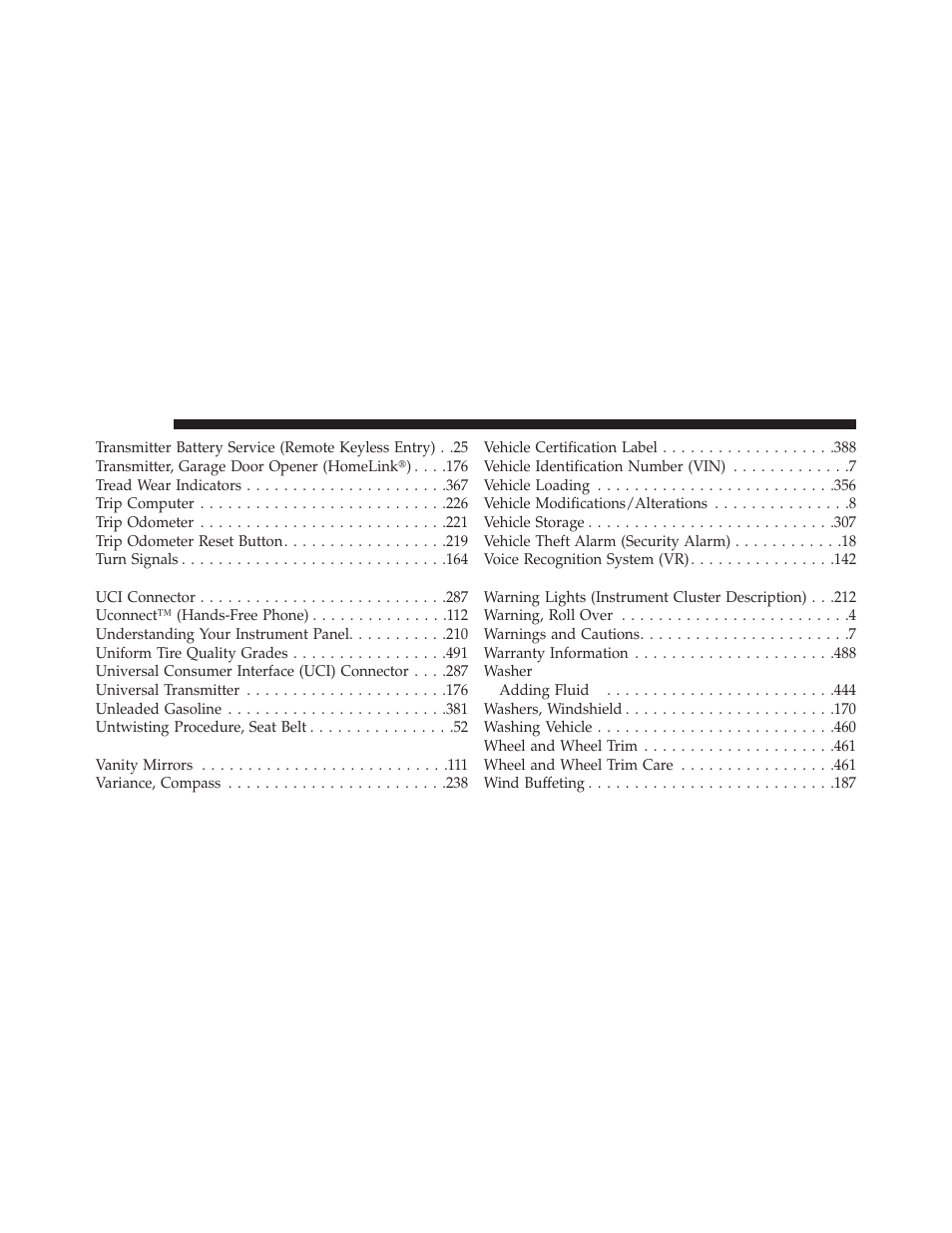 Jeep 2013 Compass User Manual | Page 514 / 517