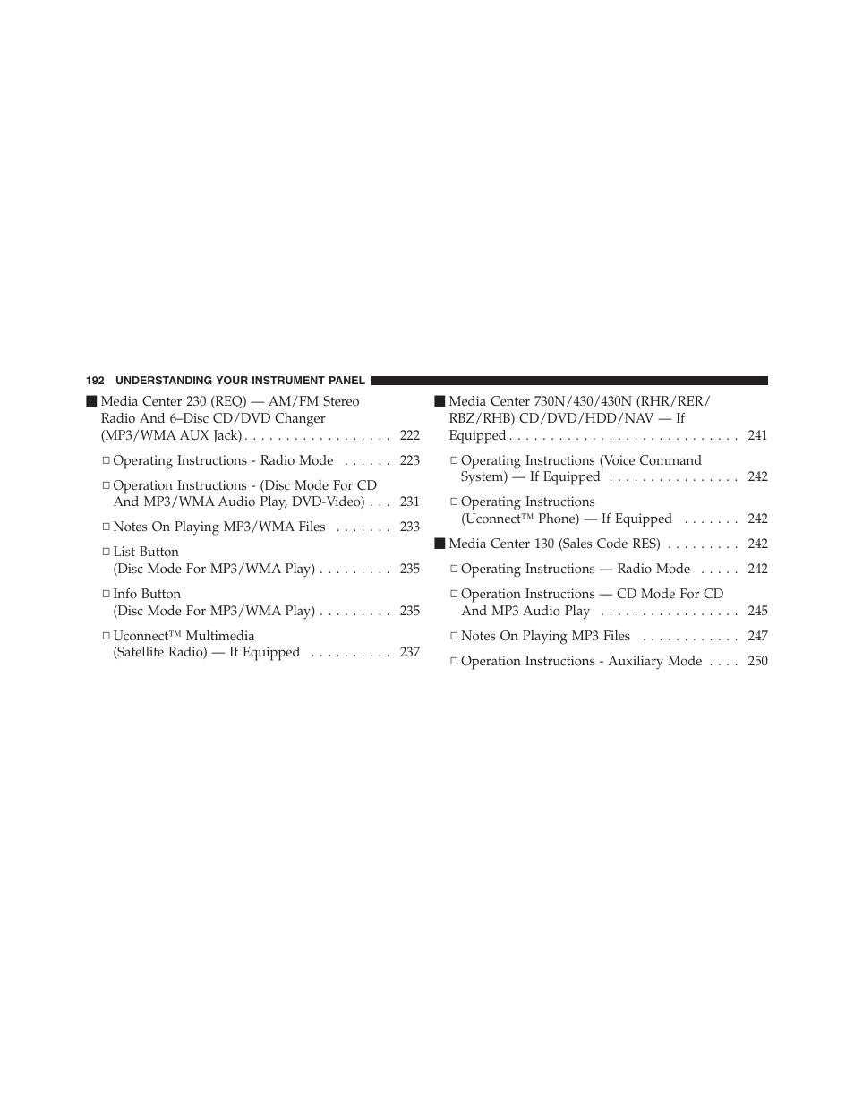 Jeep 2012 Compass User Manual | Page 194 / 497