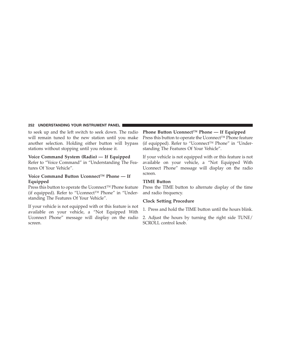 Jeep 2012 Compass User Manual | Page 254 / 497