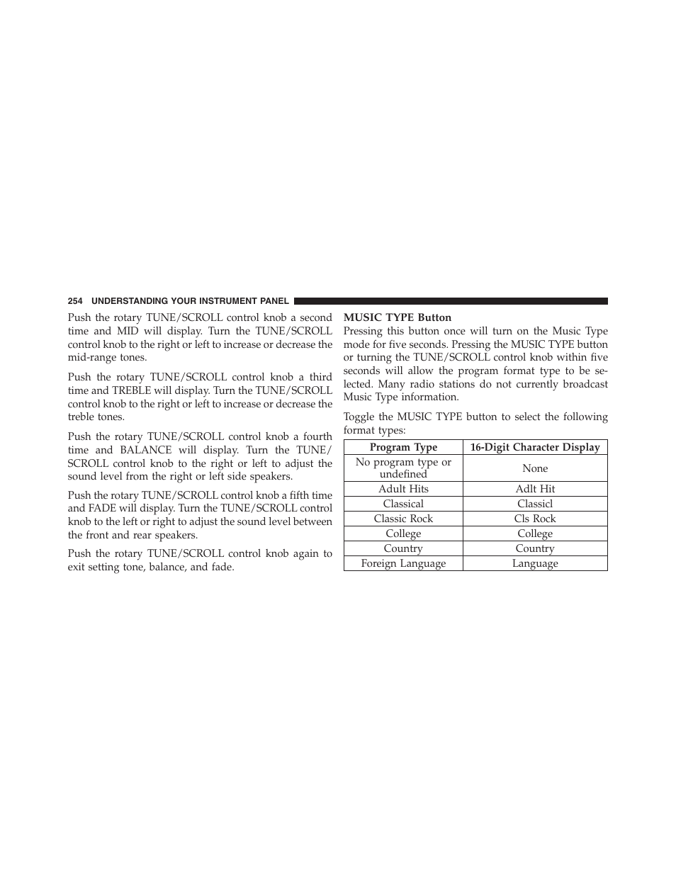 Jeep 2012 Compass User Manual | Page 256 / 497