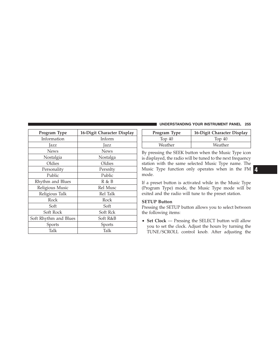 Jeep 2012 Compass User Manual | Page 257 / 497