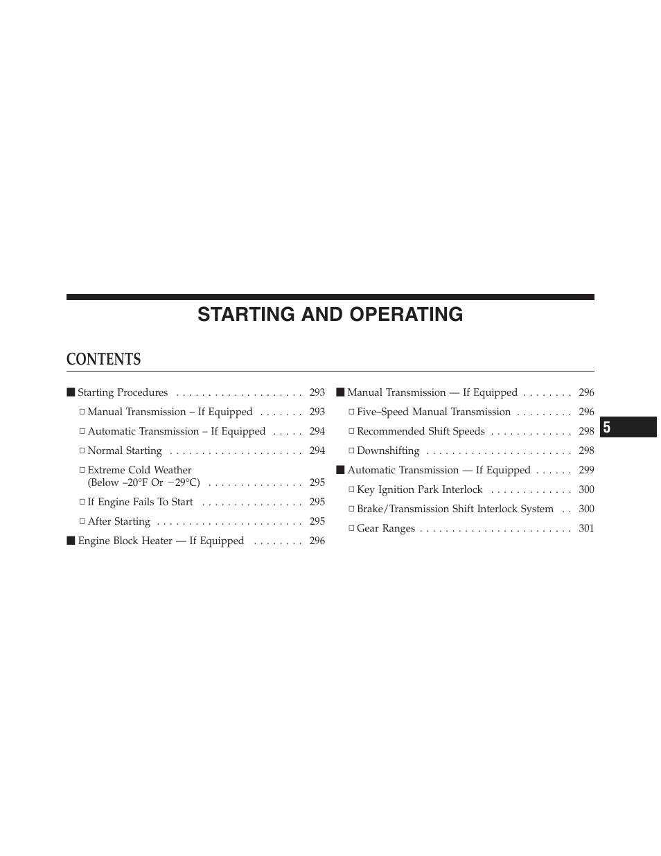 Jeep 2012 Compass User Manual | Page 291 / 497