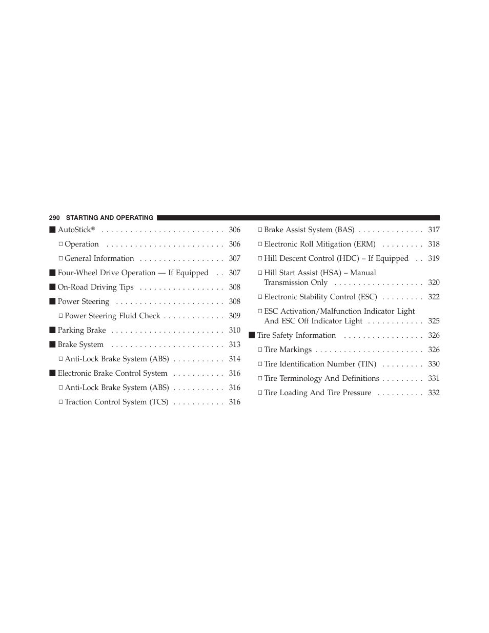 Jeep 2012 Compass User Manual | Page 292 / 497