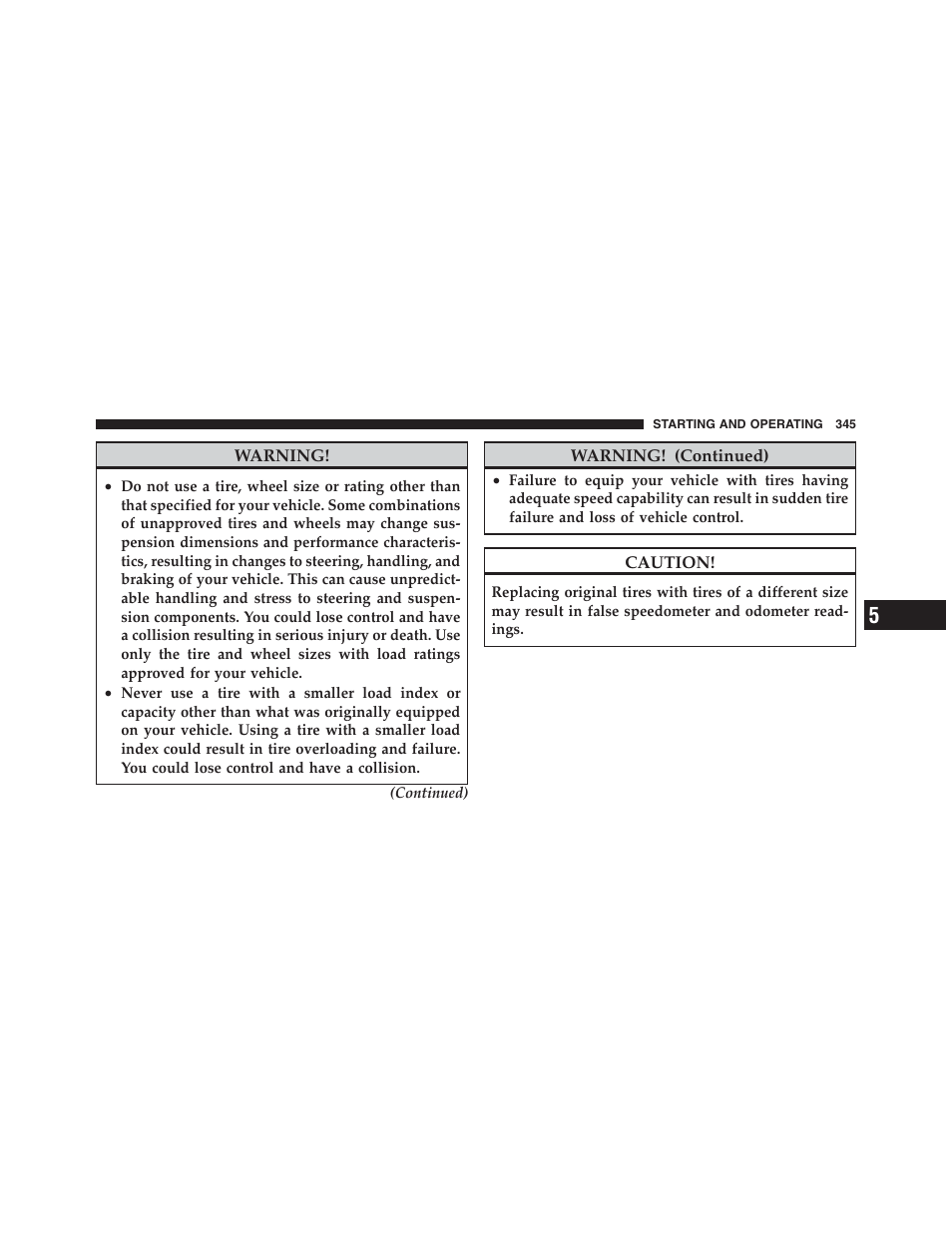 Jeep 2012 Compass User Manual | Page 347 / 497