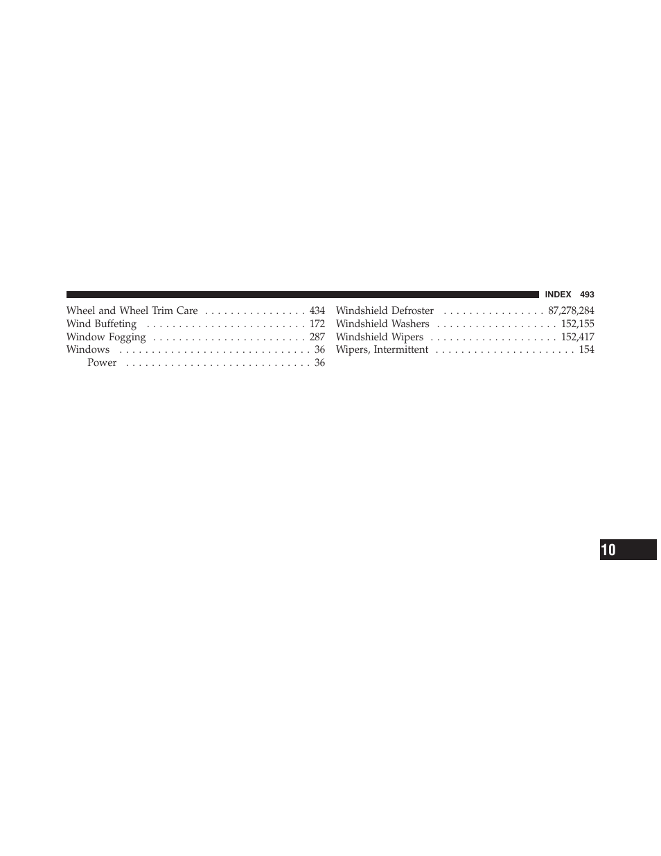 Jeep 2012 Compass User Manual | Page 495 / 497