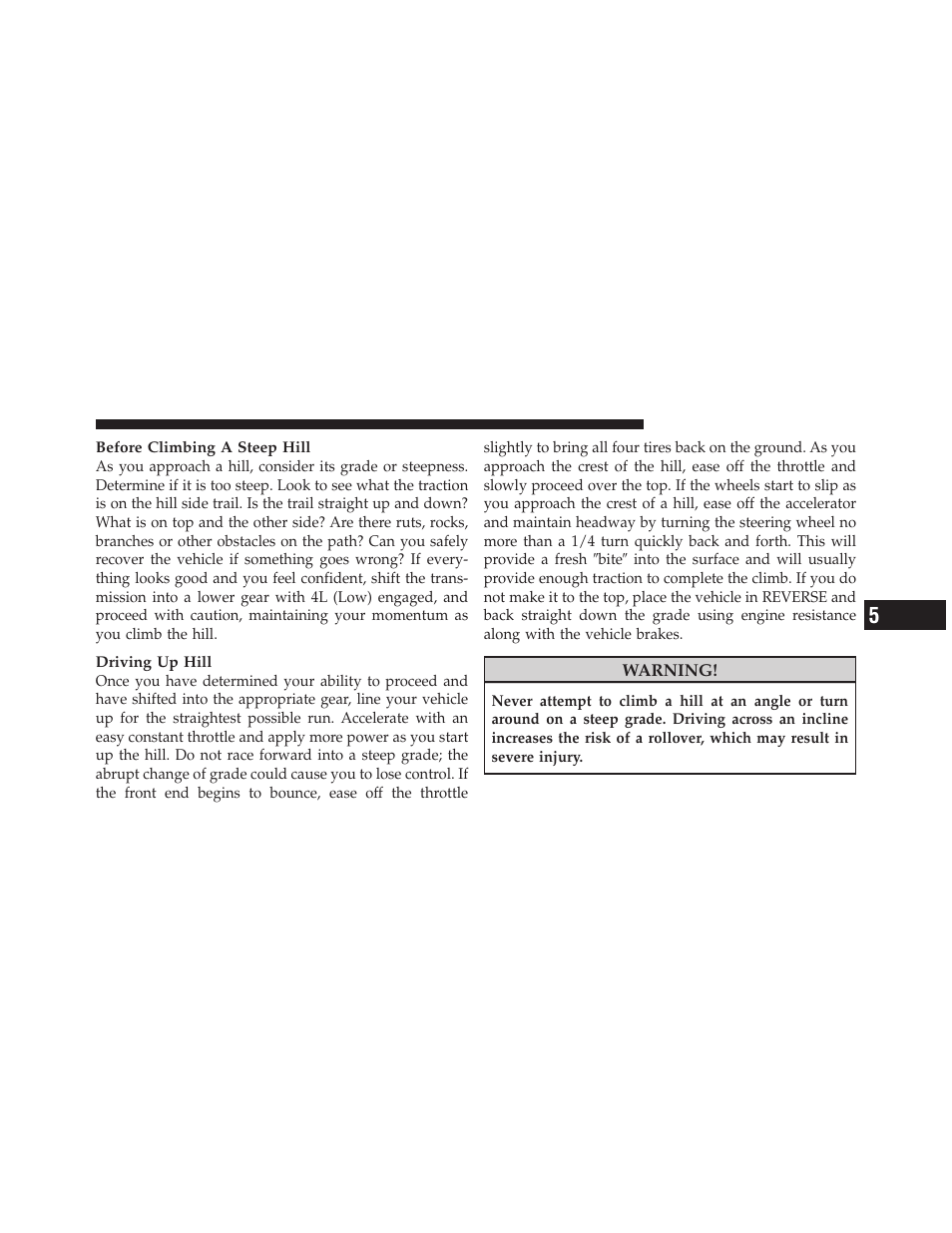 Jeep 2011 Wrangler User Manual | Page 401 / 603