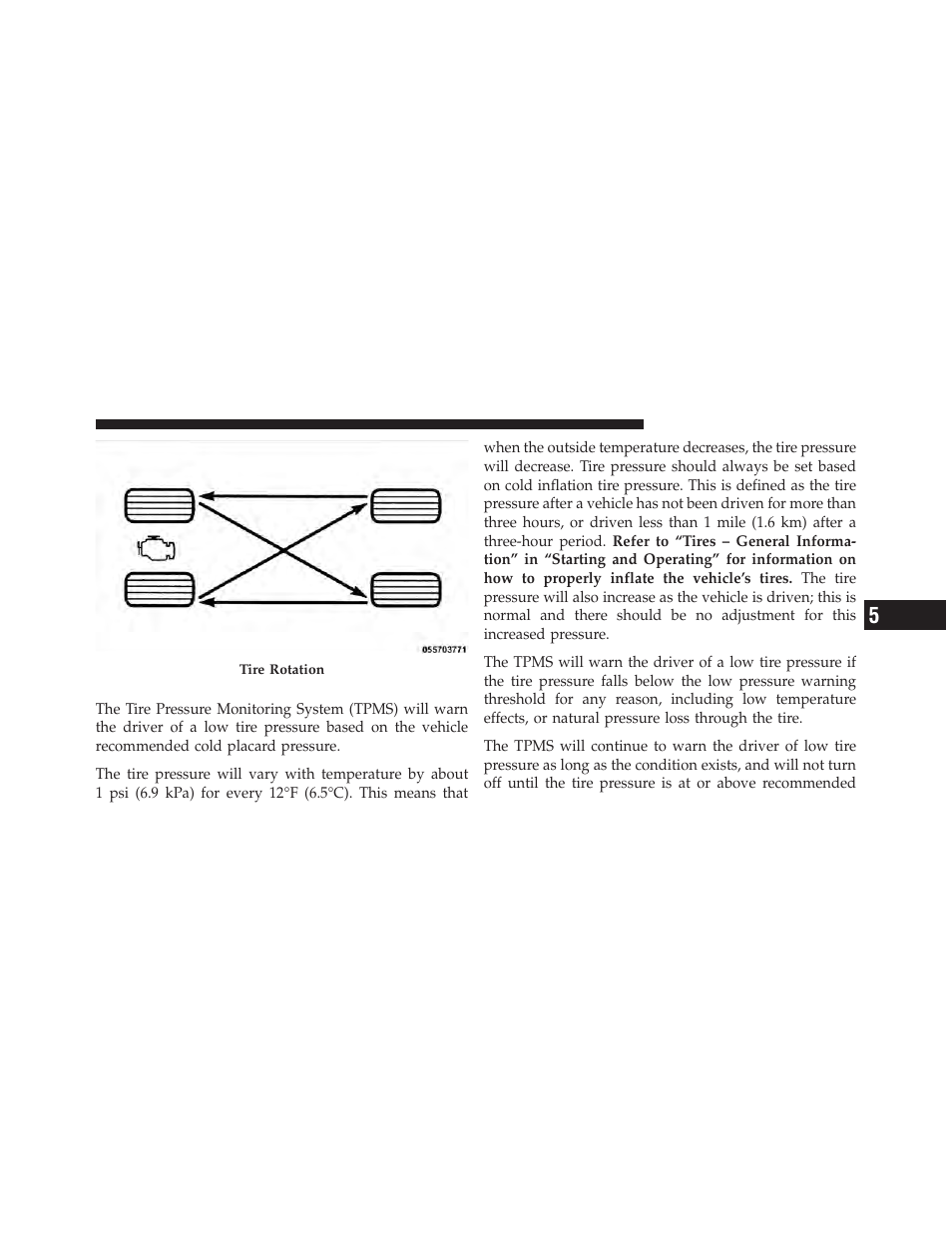Tire pressure monitor system (tpms) | Jeep 2011 Wrangler User Manual | Page 449 / 603