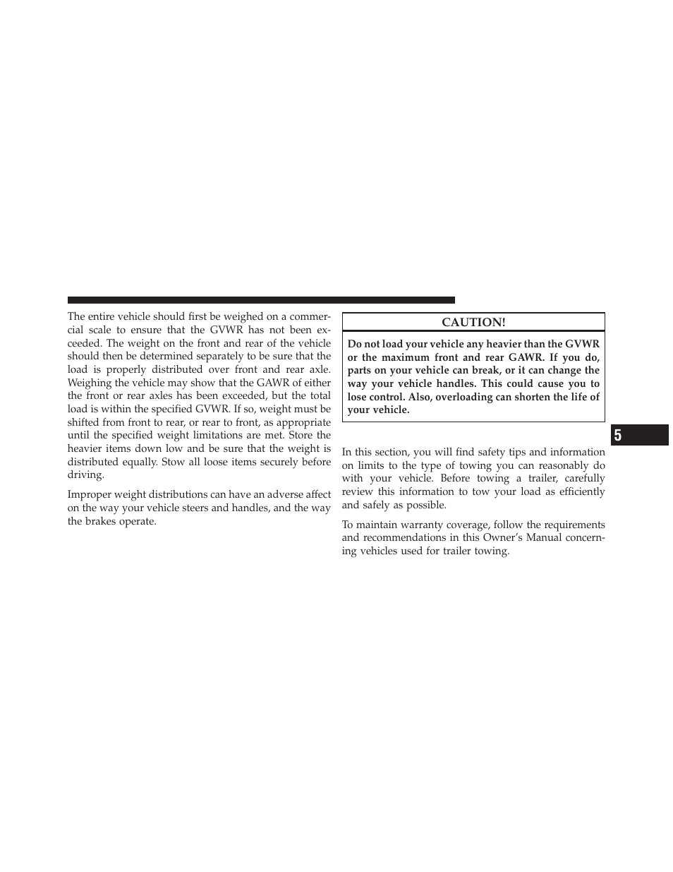 Trailer towing | Jeep 2011 Wrangler User Manual | Page 463 / 603