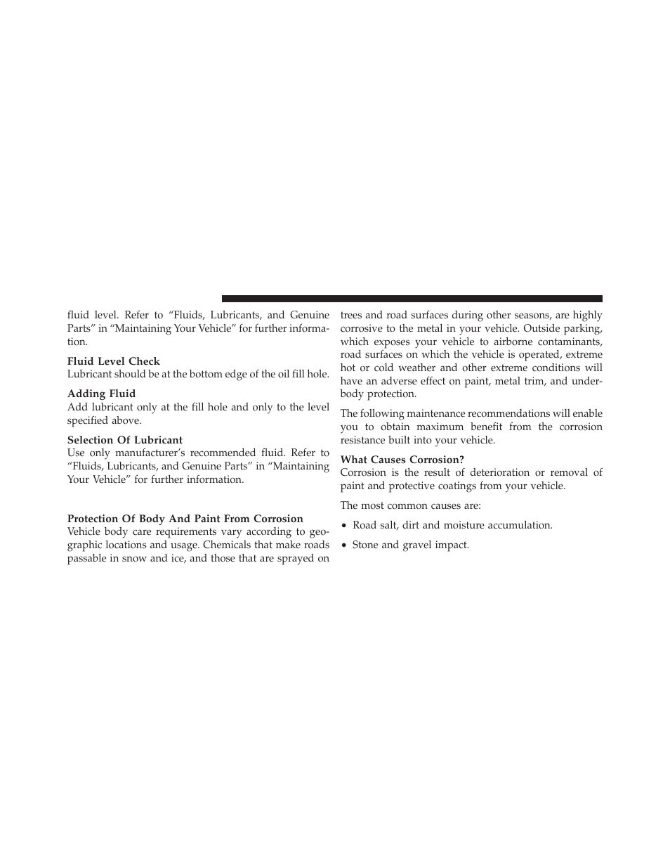 Appearance care and protection from corrosion, Appearance care and protection from, Corrosion | Jeep 2011 Wrangler User Manual | Page 534 / 603