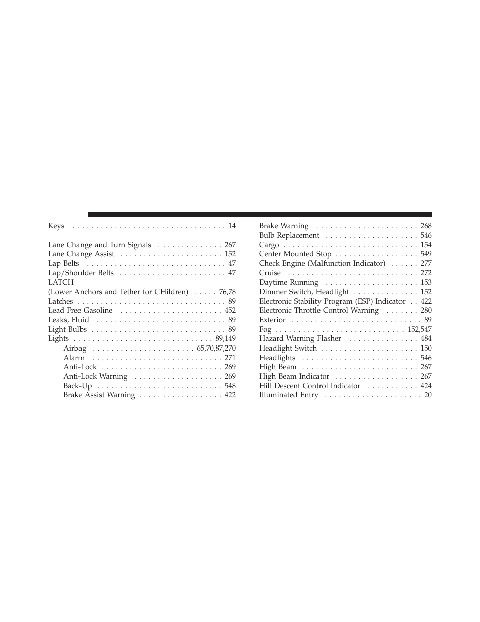 Jeep 2011 Wrangler User Manual | Page 592 / 603