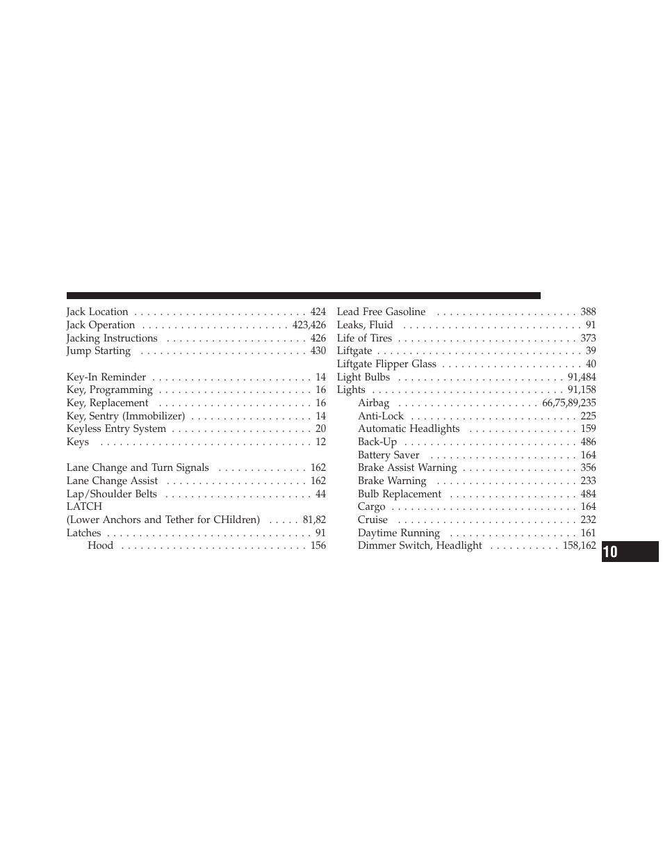 Jeep 2011 Liberty User Manual | Page 529 / 542