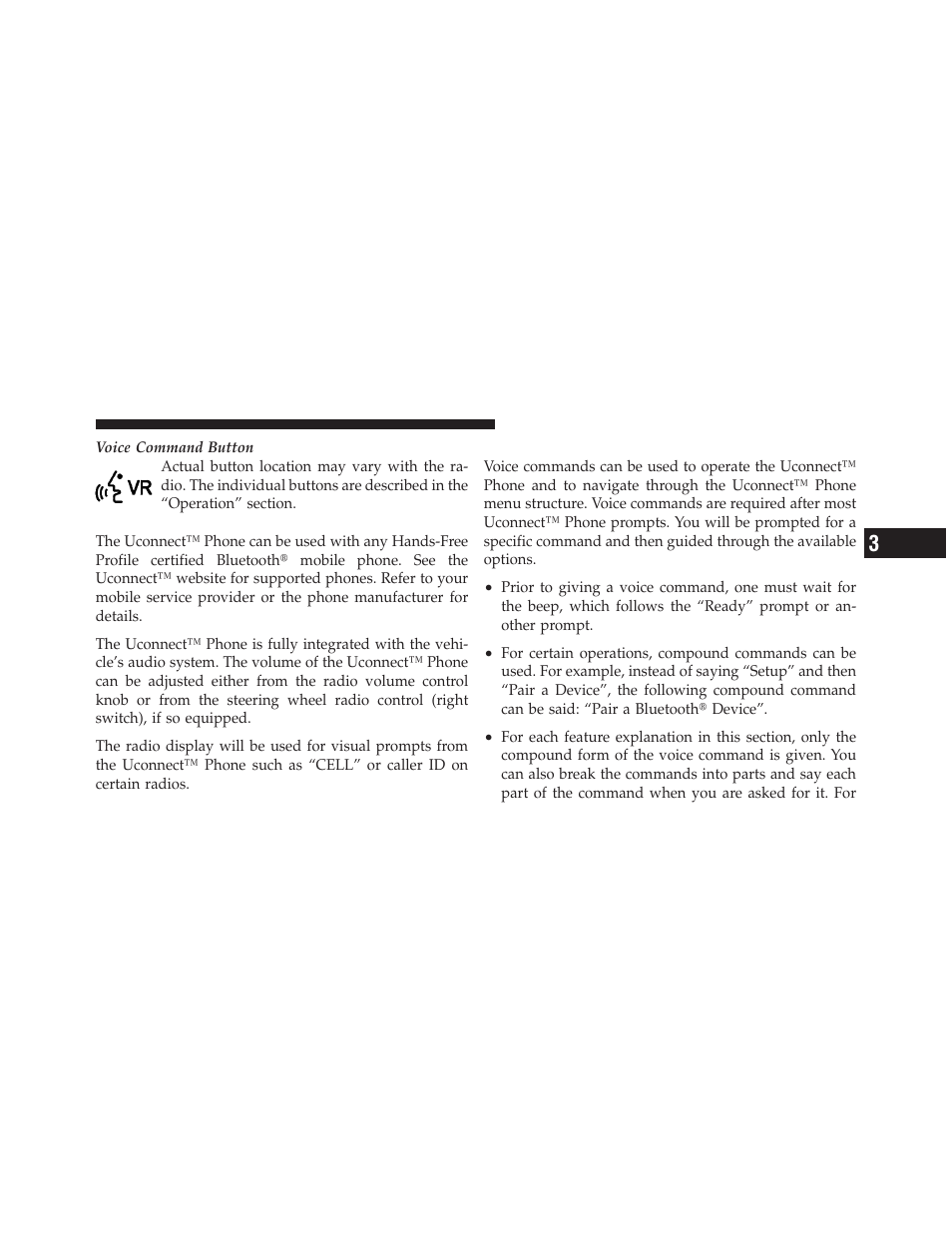 Operation | Jeep 2011 Compass User Manual | Page 101 / 490