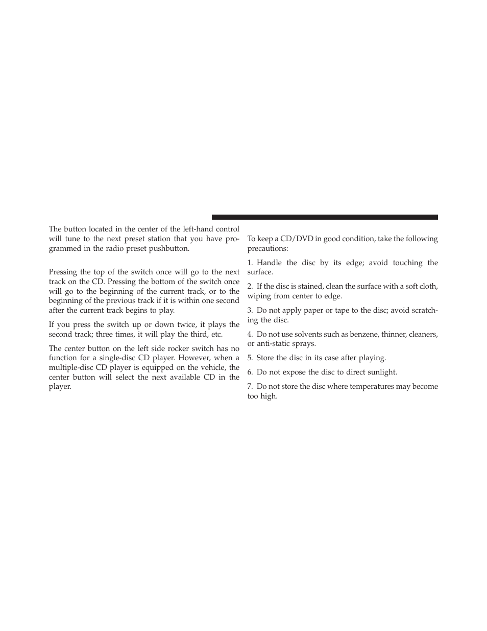 Cd player, Cd/dvd disc maintenance | Jeep 2011 Compass User Manual | Page 272 / 490