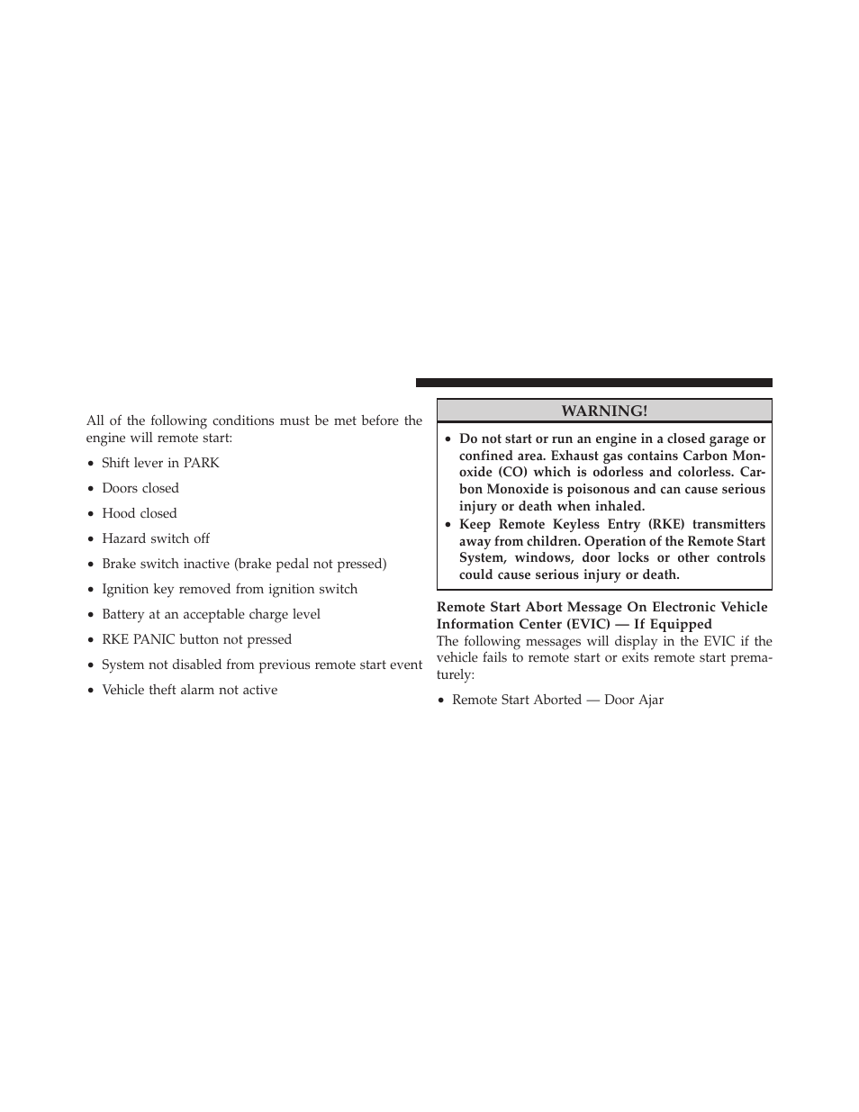 How to use remote start | Jeep 2011 Compass User Manual | Page 28 / 490