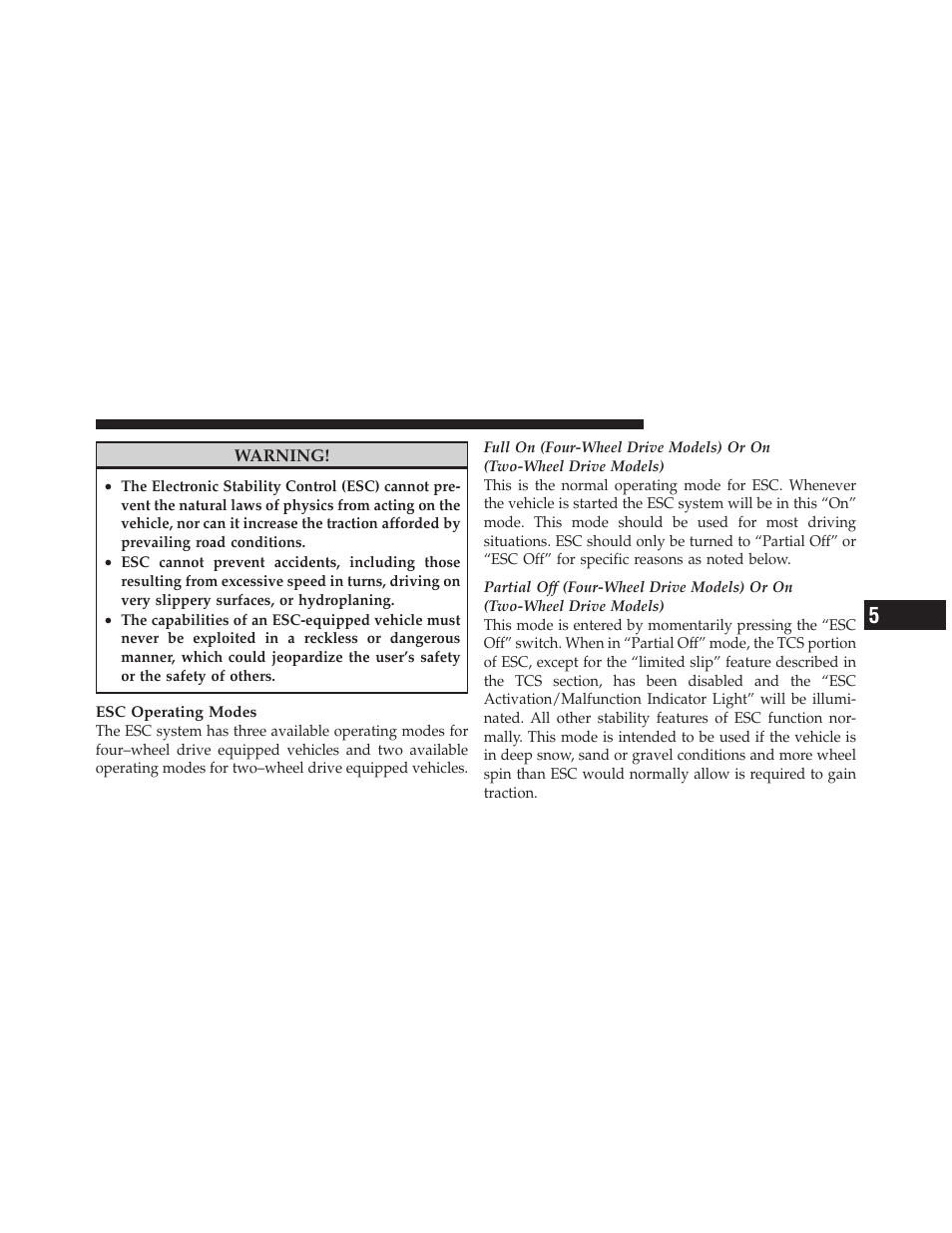 Jeep 2011 Compass User Manual | Page 317 / 490