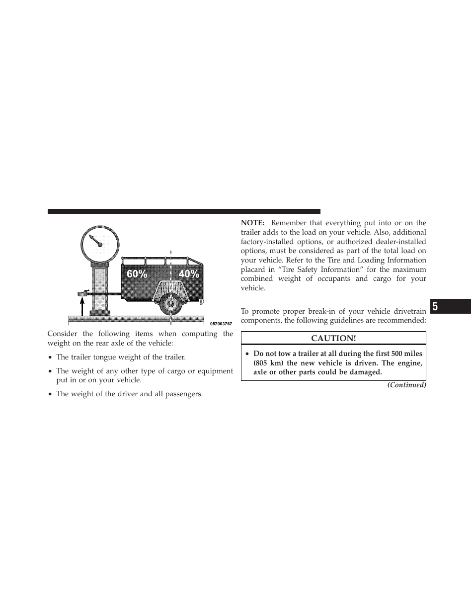 Towing requirements | Jeep 2011 Compass User Manual | Page 365 / 490