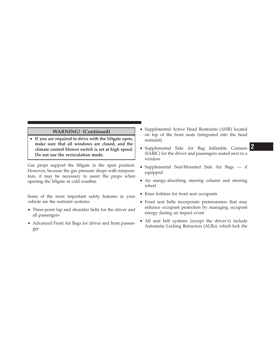 Occupant restraints | Jeep 2011 Compass User Manual | Page 39 / 490