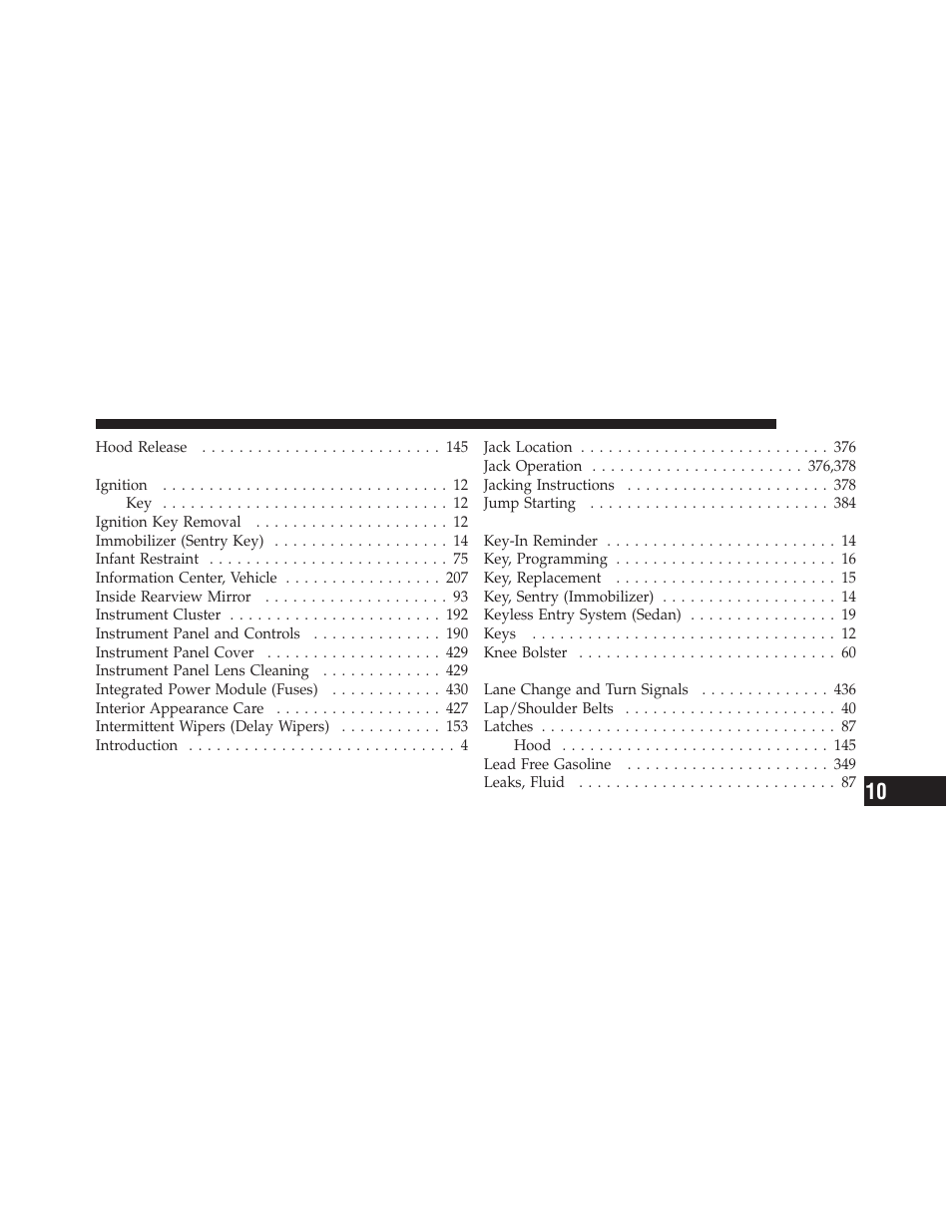 Jeep 2011 Compass User Manual | Page 479 / 490