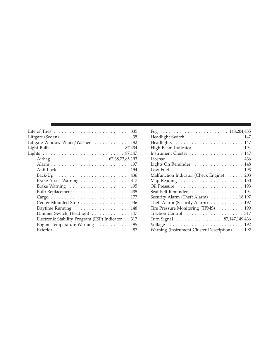 Jeep 2011 Compass User Manual | Page 480 / 490