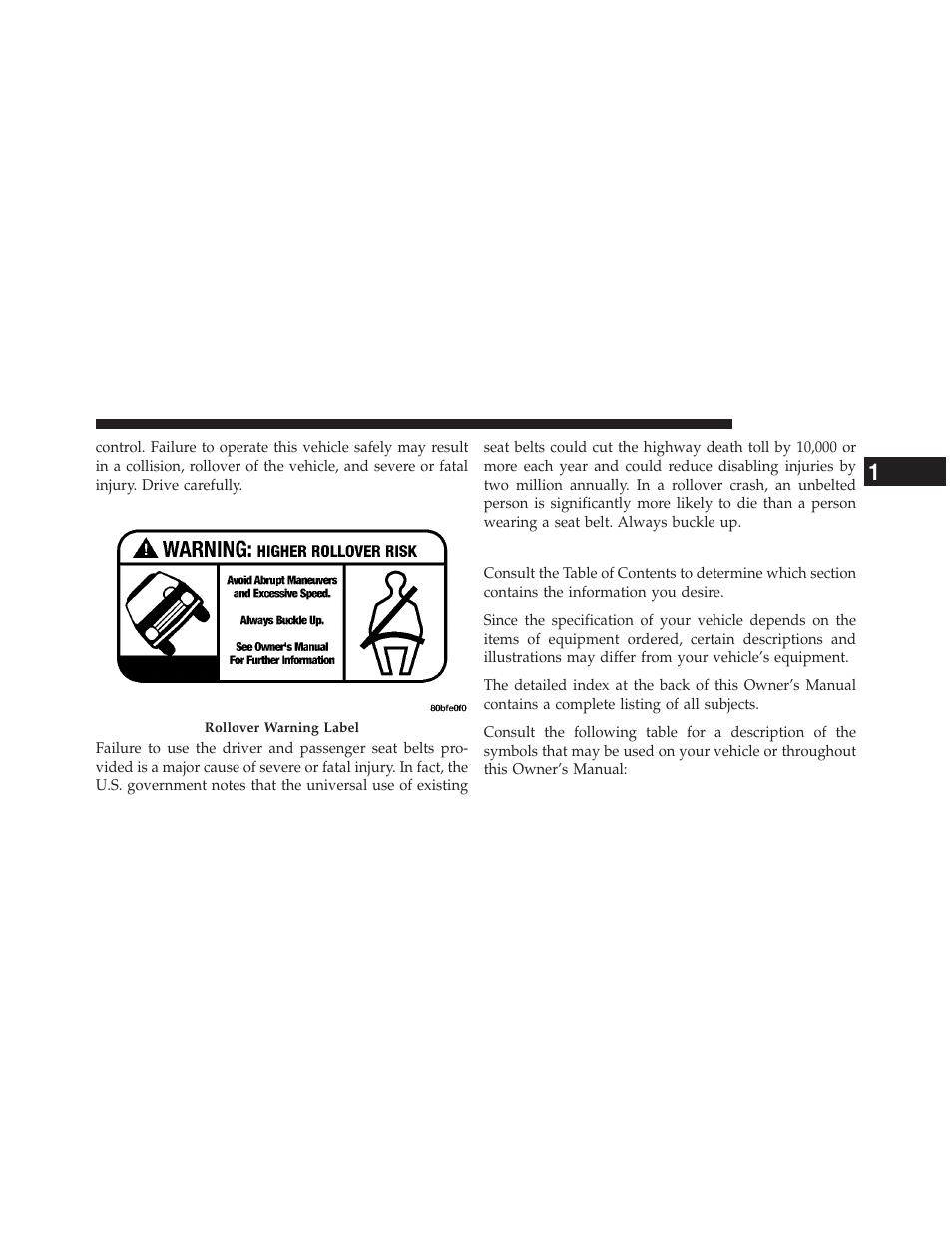 How to use this manual | Jeep 2011 Compass User Manual | Page 7 / 490