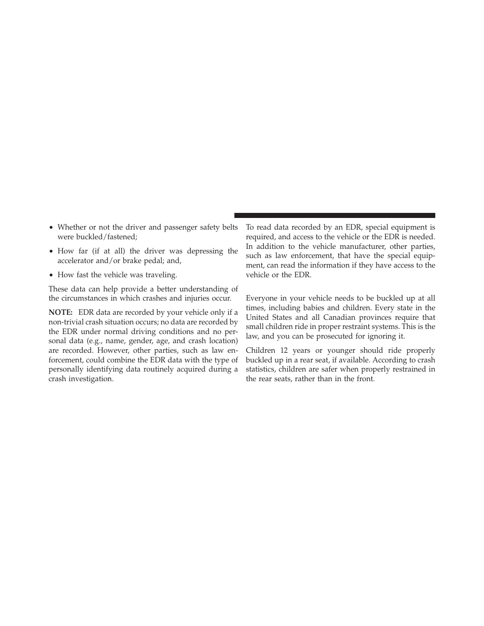 Child restraints | Jeep 2011 Compass User Manual | Page 76 / 490