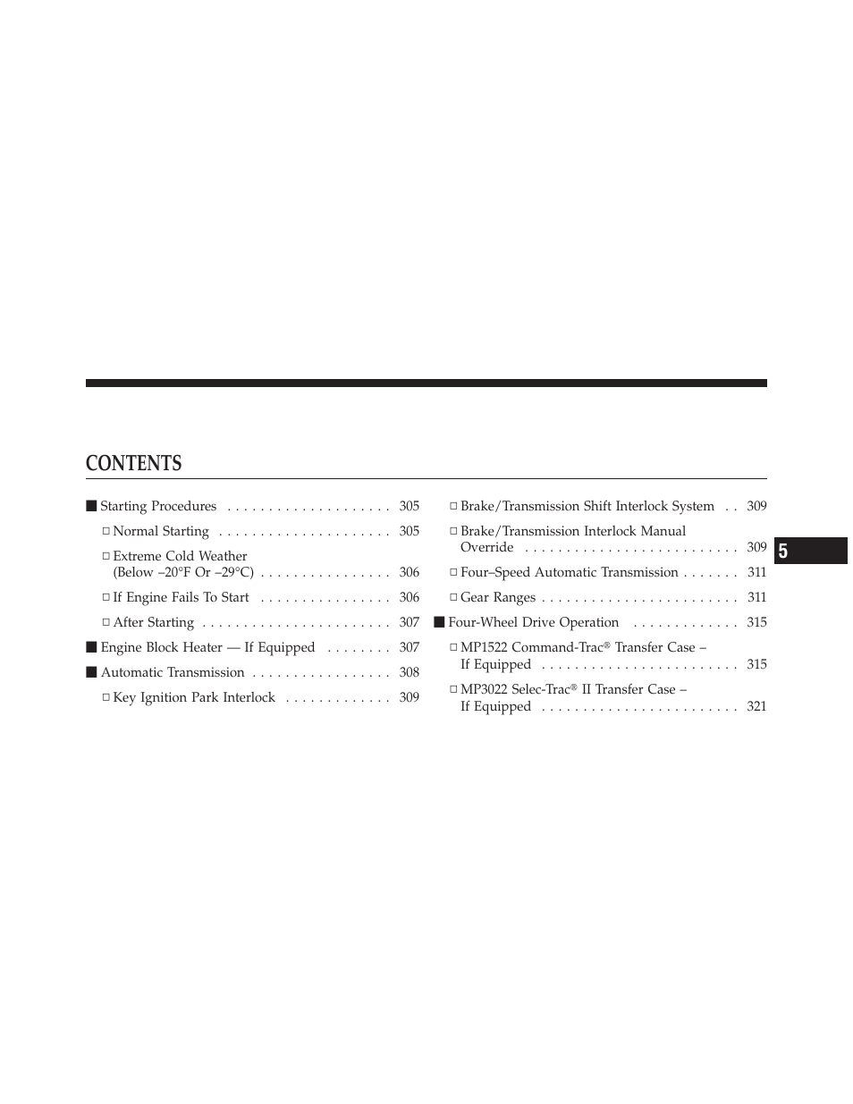 Jeep 2010 Liberty User Manual | Page 302 / 528