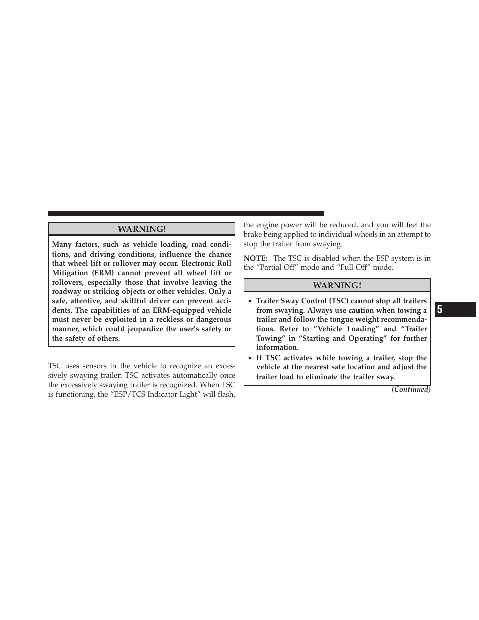 Trailer sway control (tsc) – if equipped | Jeep 2010 Liberty User Manual | Page 342 / 528