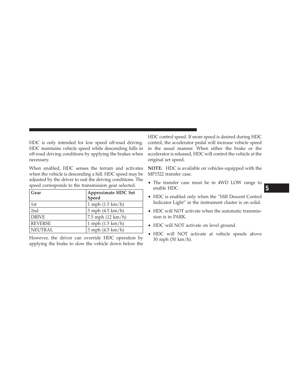 Hill descent control (hdc) – if equipped | Jeep 2010 Liberty User Manual | Page 346 / 528