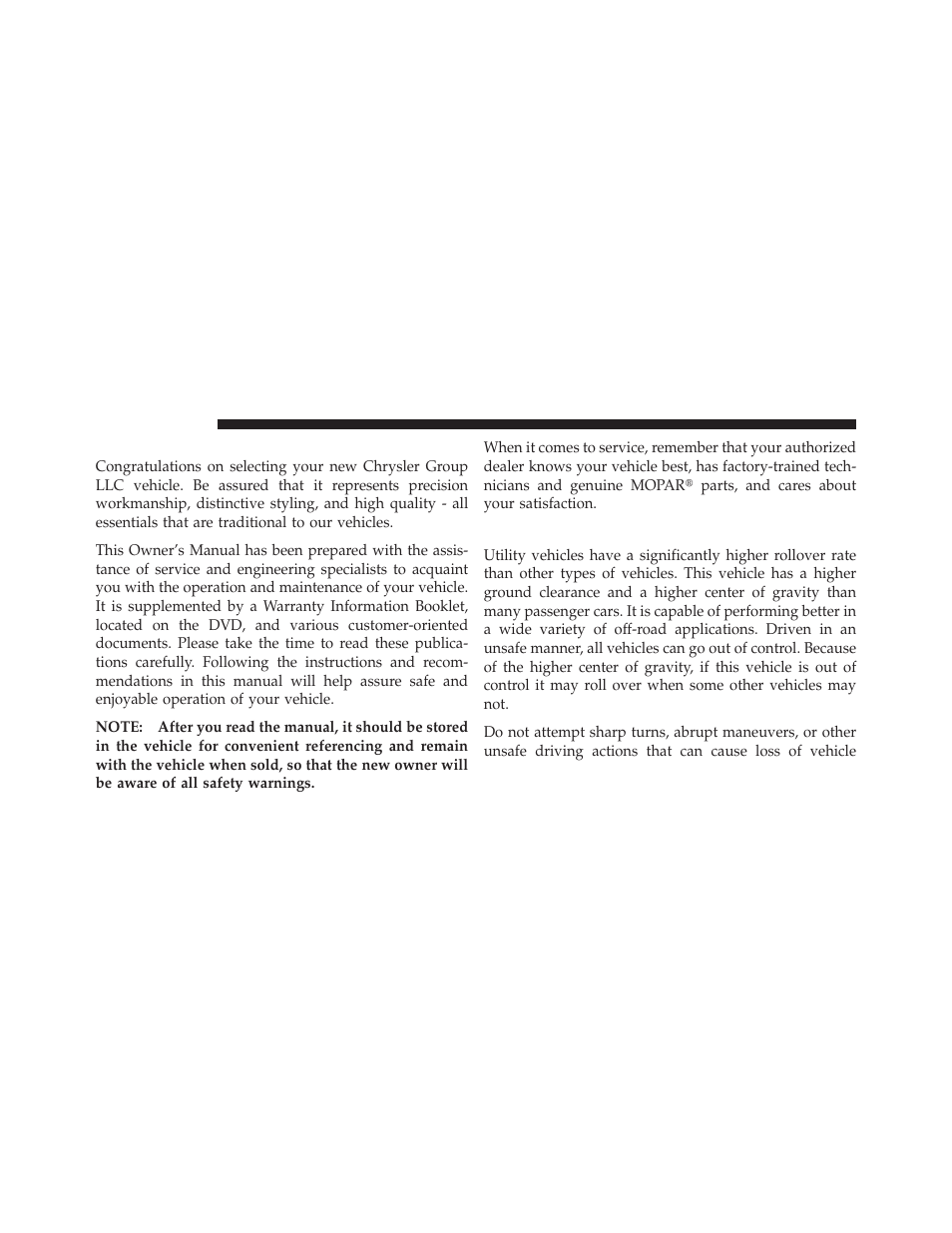 Introduction, Rollover warning | Jeep 2010 Liberty User Manual | Page 5 / 528