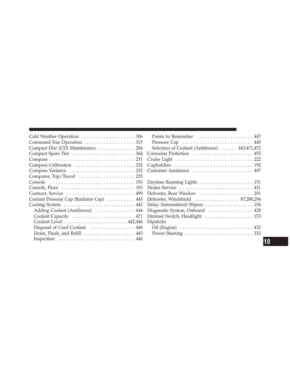 Jeep 2010 Liberty User Manual | Page 510 / 528