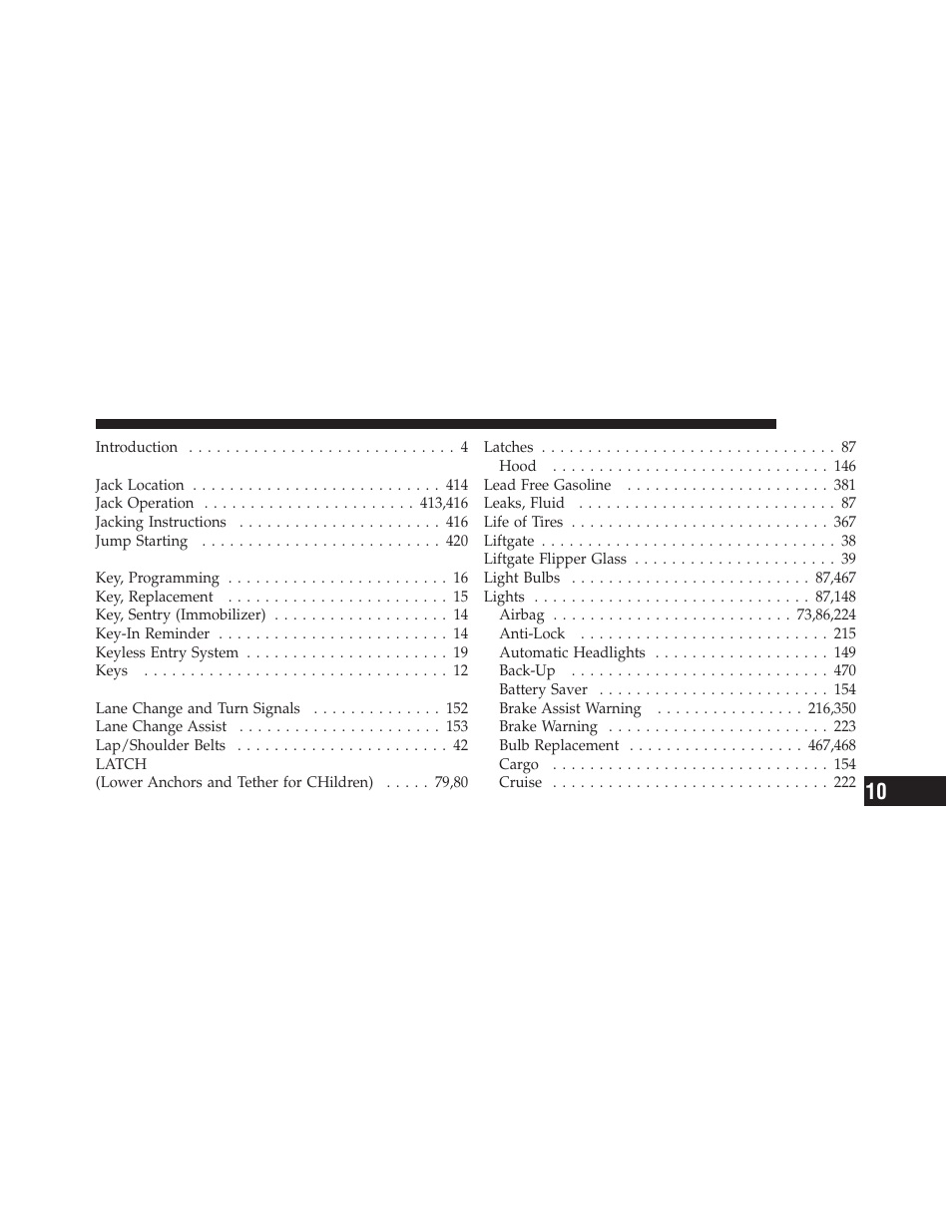 Jeep 2010 Liberty User Manual | Page 516 / 528