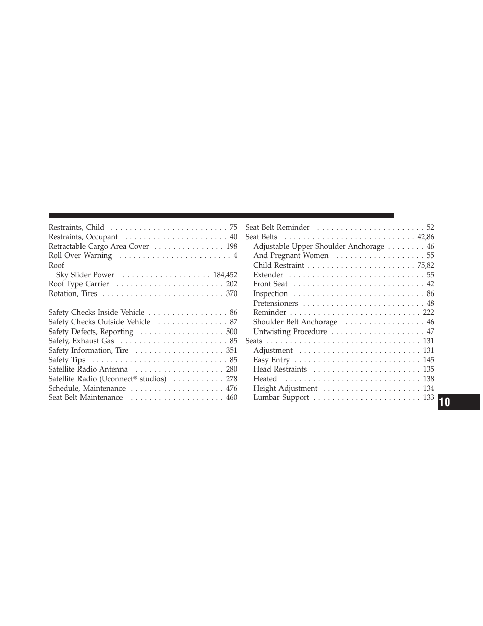 Jeep 2010 Liberty User Manual | Page 522 / 528