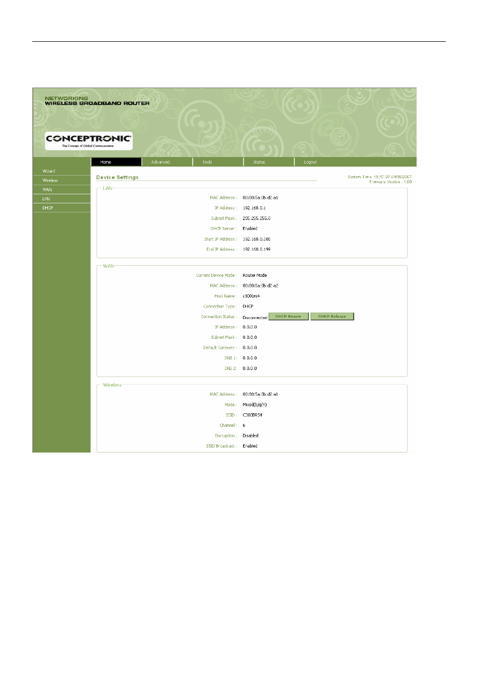 Conceptronic C300BRS4 User Manual | Page 17 / 75