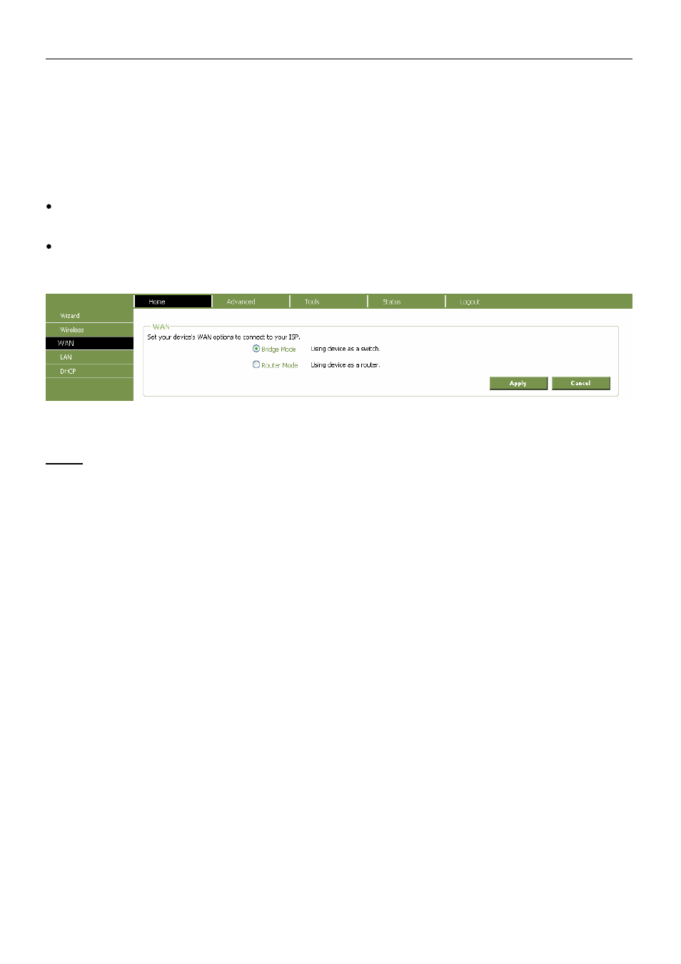 Home - wan | Conceptronic C300BRS4 User Manual | Page 32 / 75