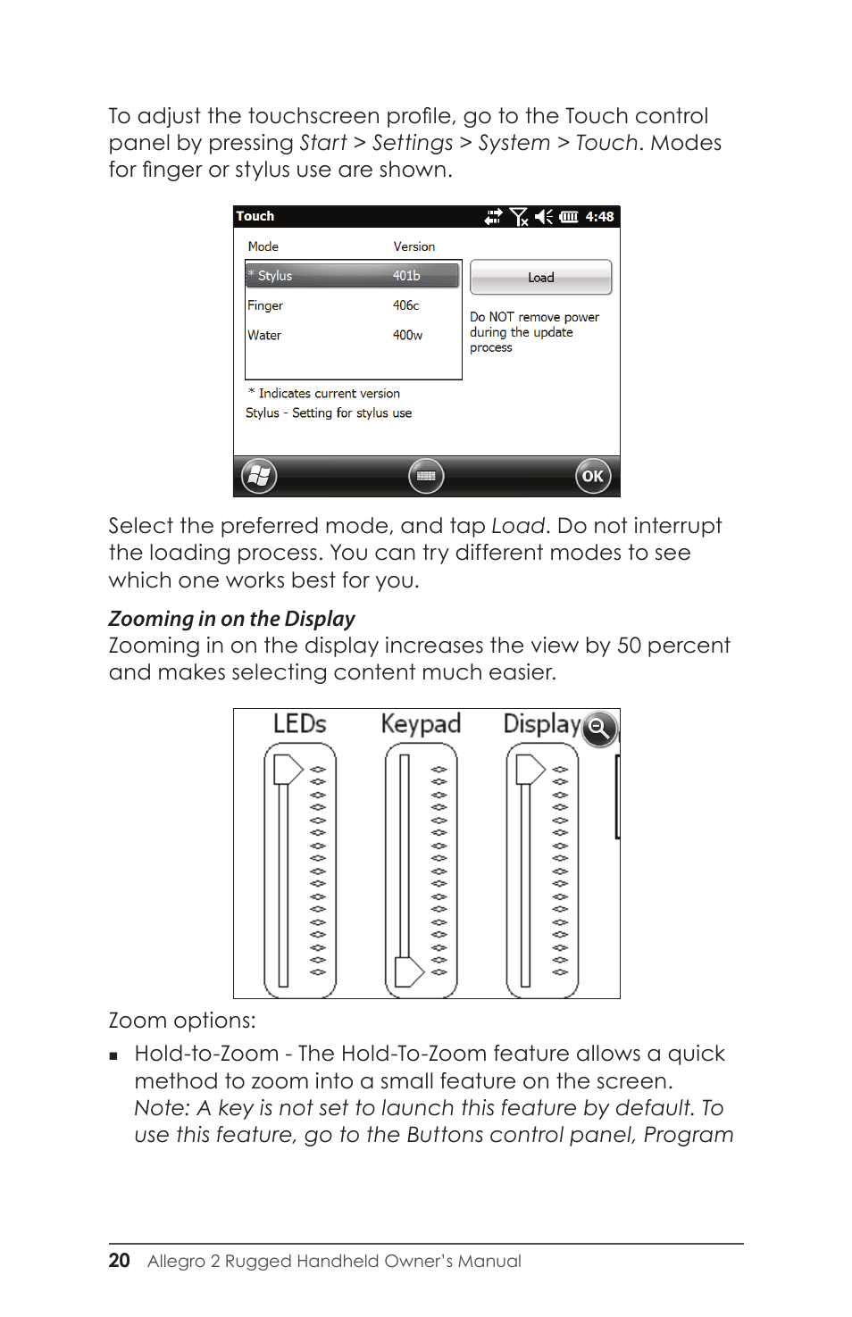 Juniper Systems Allegro 2 User Guide User Manual | Page 24 / 119