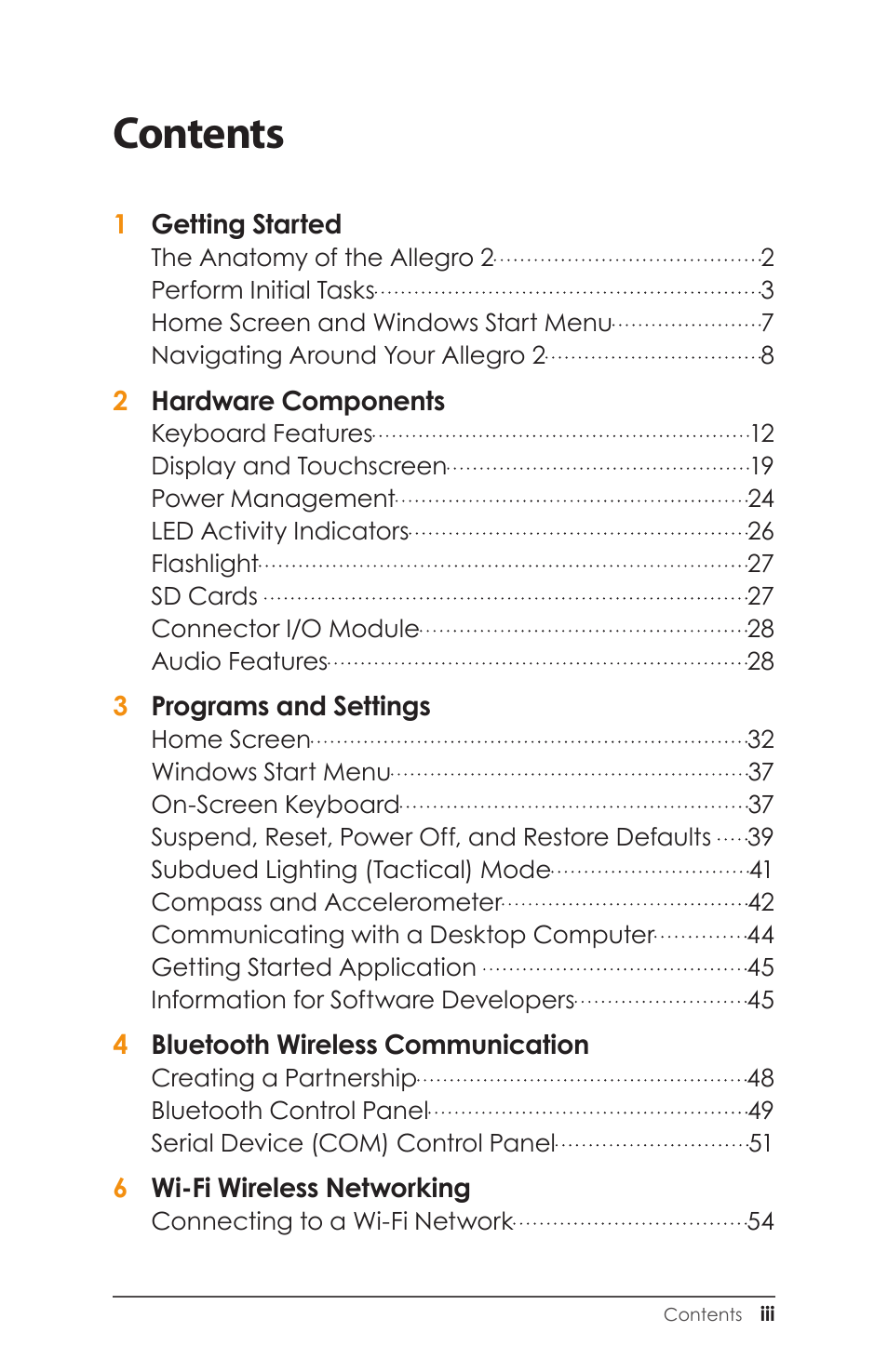 Juniper Systems Allegro 2 User Guide User Manual | Page 3 / 119