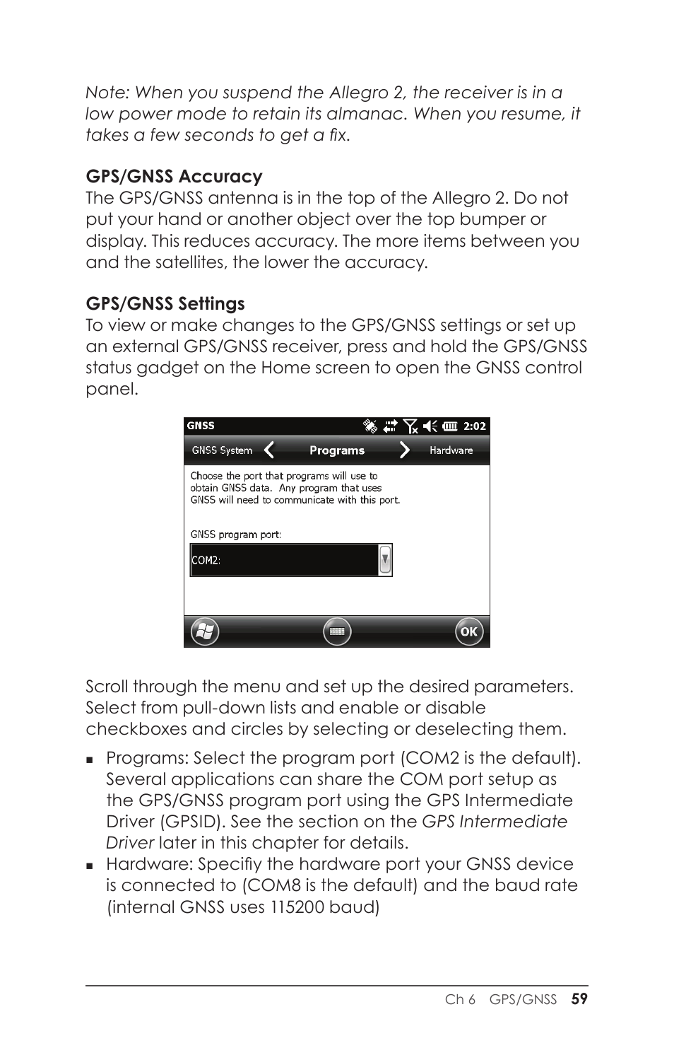 Juniper Systems Allegro 2 User Guide User Manual | Page 63 / 119