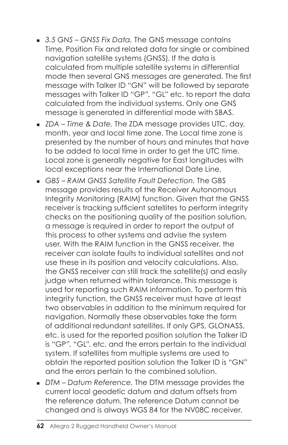 Juniper Systems Allegro 2 User Guide User Manual | Page 66 / 119
