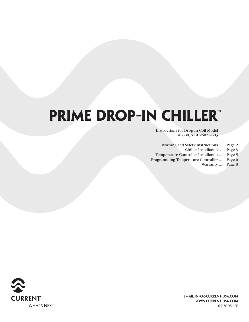 Current 2601 User Manual | 8 pages