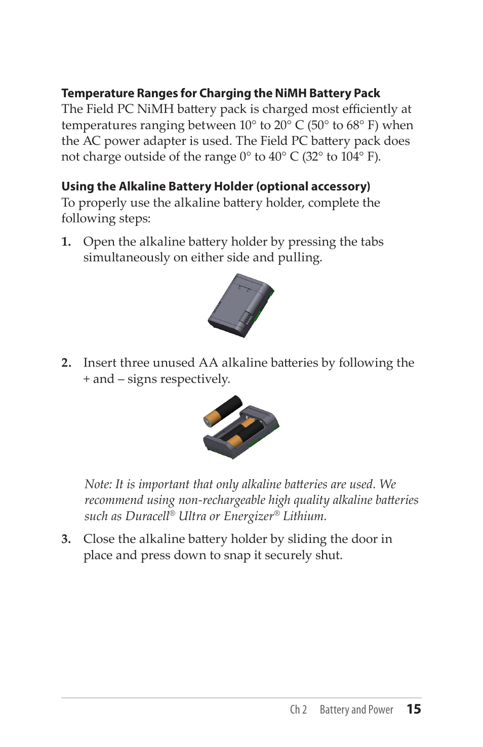 Juniper Systems Allegro MX User Guide User Manual | Page 15 / 96