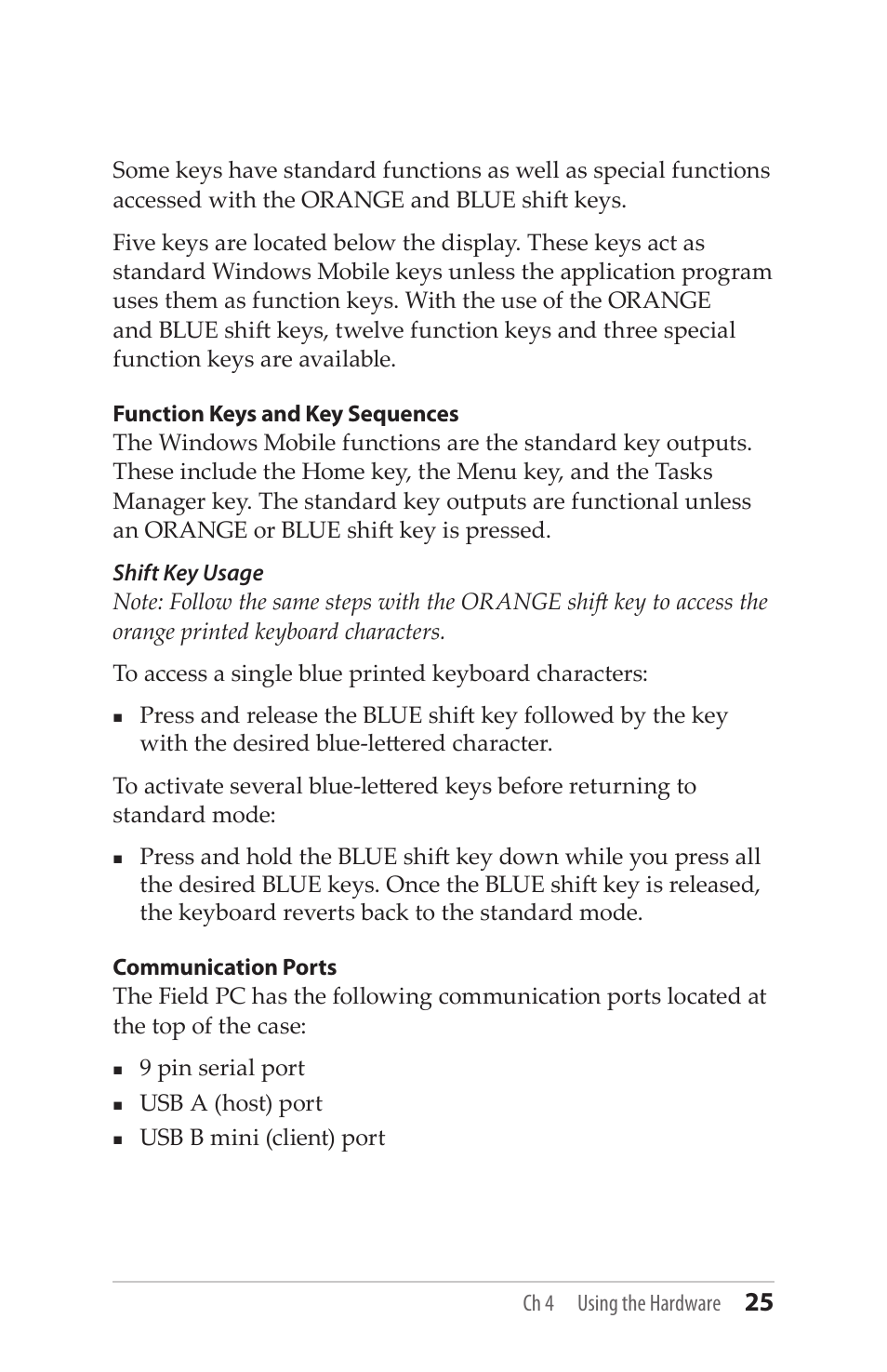 Juniper Systems Allegro MX User Guide User Manual | Page 25 / 96