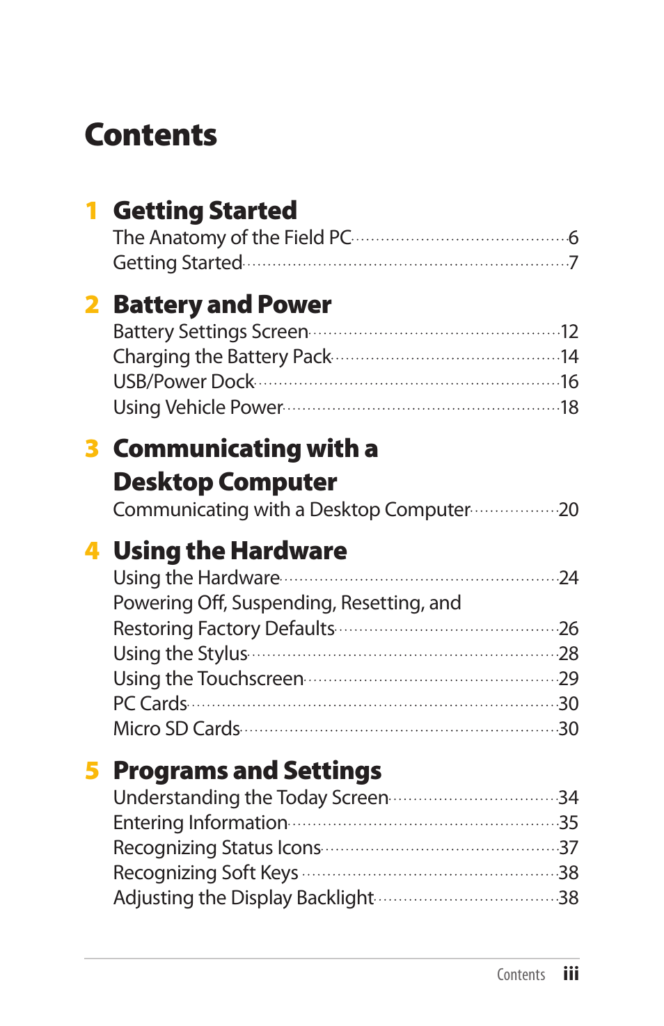 Juniper Systems Allegro MX User Guide User Manual | Page 3 / 96