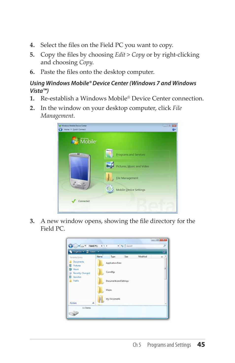 Juniper Systems Allegro MX User Guide User Manual | Page 45 / 96