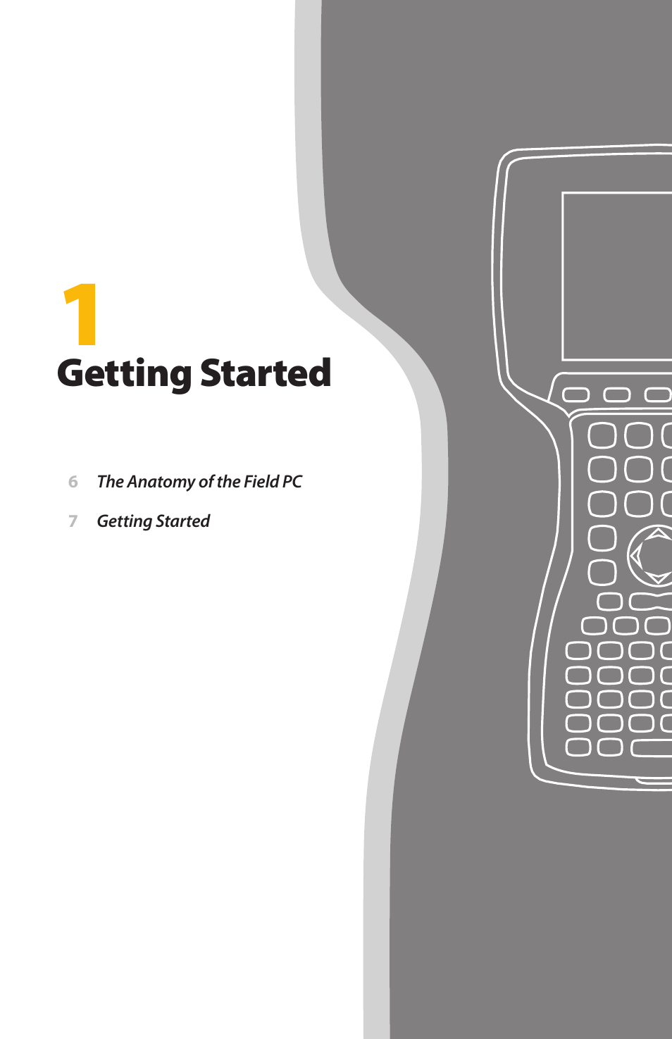 Getting started | Juniper Systems Allegro MX User Guide User Manual | Page 5 / 96